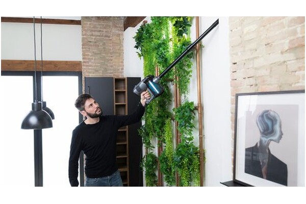Odkurzacz Cecotec 560 Conga Thunderbrush pionowy z pojemnikiem 600W czarno-niebieski