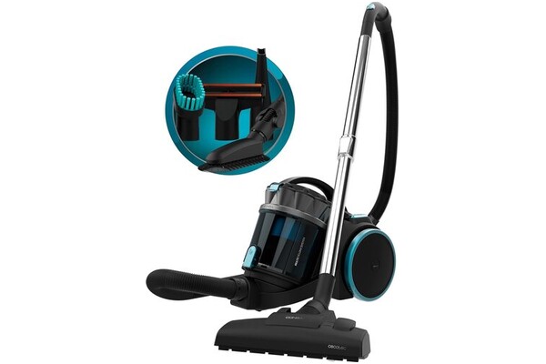Odkurzacz Cecotec Conga Rockstar Animal tradycyjny bezworkowy 800W czarno-niebieski