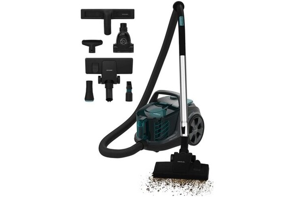 Odkurzacz Cecotec Conga Rockstar Animal Pro tradycyjny bezworkowy 900W czarno-niebieski