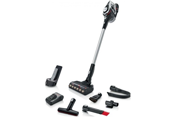 Odkurzacz Bosch BSS82SIL1 Unlimited 8 pionowy z pojemnikiem czarny
