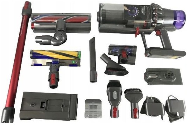 Odkurzacz DYSON Absolute Outsize pionowy z pojemnikiem czerwony