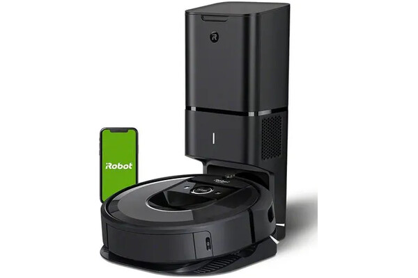 Odkurzacz iRobot I7+ Roomba (i7558) robot sprzątający bezworkowy czarny