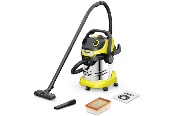 Odkurzacz Kärcher WD5P tradycyjny z pojemnikiem 1100W żółty
