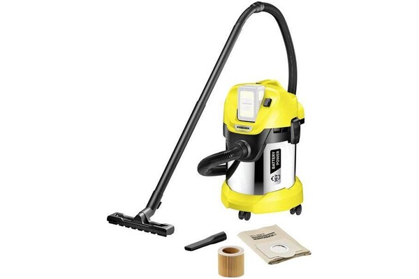 Odkurzacz Kärcher WD3 Premium tradycyjny z pojemnikiem 300W żółty