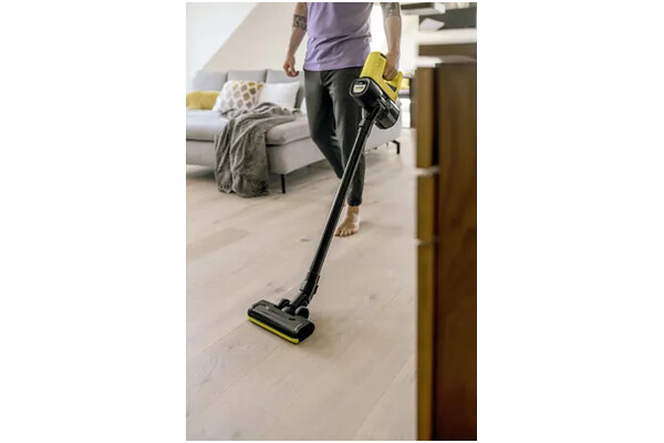 Odkurzacz Kärcher VC4 Home Cordless pionowy bezworkowy czarno-żółty