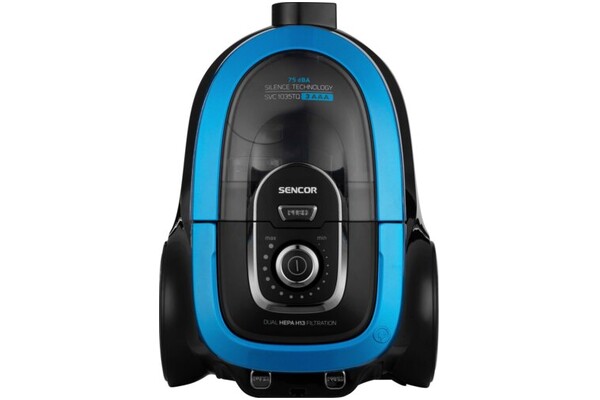 Odkurzacz SENCOR SVC1035TQ tradycyjny bezworkowy 750W niebiesko-czarny