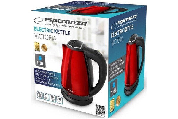 Czajnik elektryczny Esperanza EKK013R 1.8l 1800W