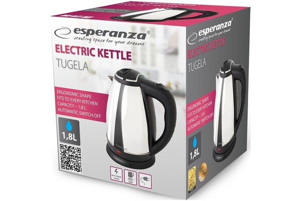 Czajnik elektryczny Esperanza EKK104S 1.8l 2200W