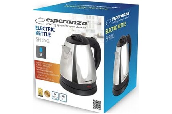 Czajnik elektryczny Esperanza EKK116S 1l 1350W