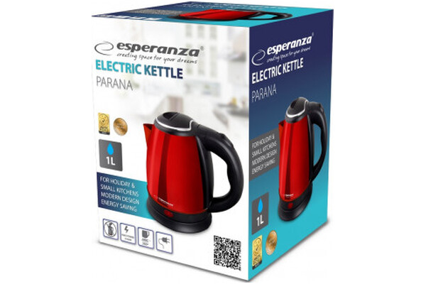 Czajnik elektryczny Esperanza EKK128R 1l 1350W