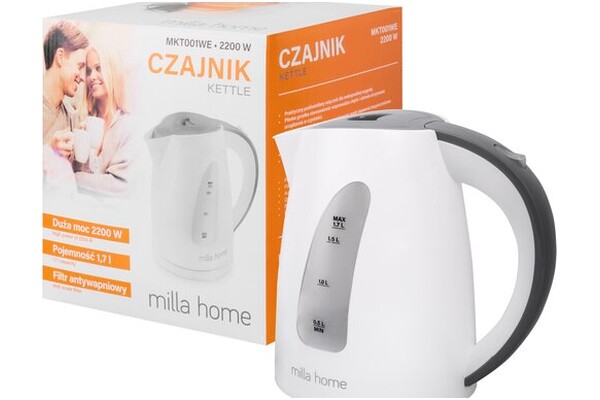 Czajnik elektryczny MILLA HOME MKT001WE 1.7l 2150W