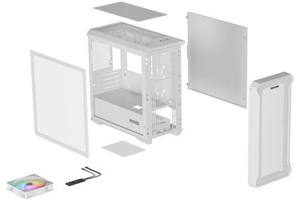 Obudowa PC Genesis Irid 503 Mini Tower biały