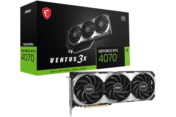 Karta graficzna MSI RTX 4070 E1 Ventus 3X OC 12GB GDDR6