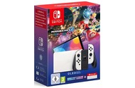 Konsola Nintendo Switch OLED biały + Mario Kart 8 Deluxe + NINTENDO Switch Online 12 mies