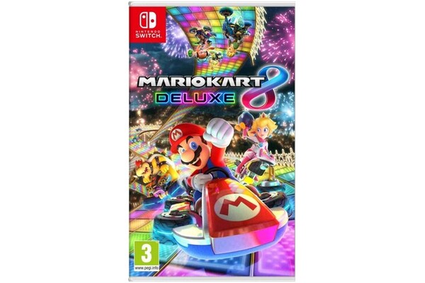 Konsola Nintendo Switch OLED biały + Mario Kart 8 Deluxe + NINTENDO Switch Online 12 mies