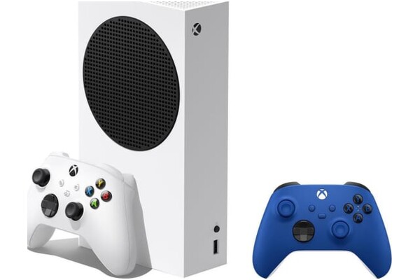 Konsola Microsoft Xbox Series S 512GB biały + pad bezprzewodowy Microsoft Xbox Series - 2 szt.