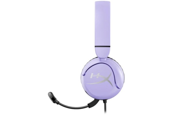 Słuchawki HYPERX Cloud Nauszne Przewodowe Czarno-fioletowy