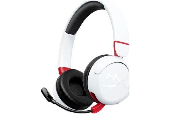 Słuchawki HYPERX Cloud Nauszne Bezprzewodowe biało-czerwony