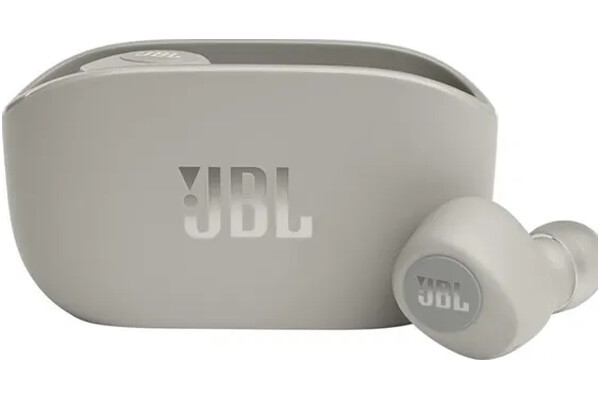 Słuchawki JBL Wave 100 Dokanałowe Bezprzewodowe beżowy