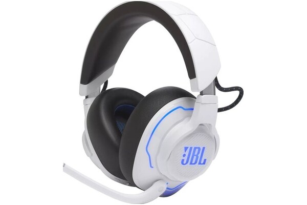Słuchawki JBL Quantum 910P Nauszne Bezprzewodowe Biało-niebieski
