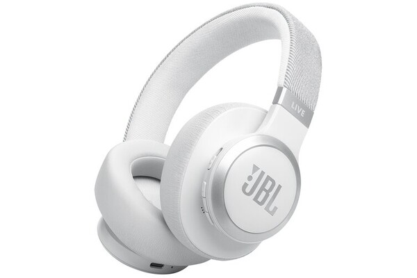 Słuchawki JBL Live 770 Nauszne Bezprzewodowe biały