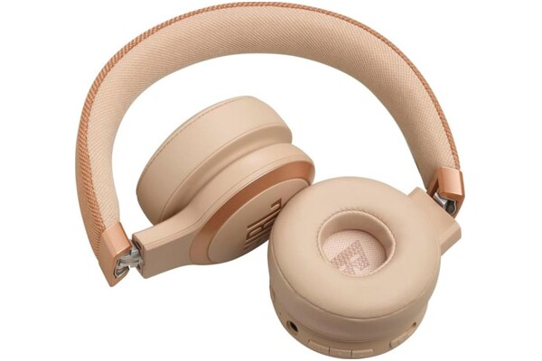 Słuchawki JBL Live 670 Nauszne Bezprzewodowe beżowy