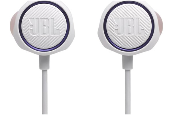 Słuchawki JBL Quantum 50C Dokanałowe Przewodowe biały