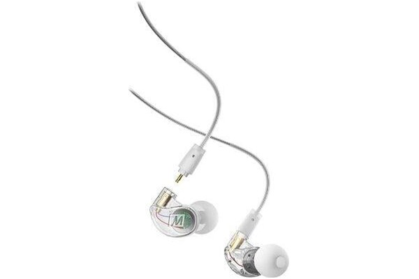 Słuchawki MEE AUDIO M6 Pro 2 Dokanałowe Przewodowe Przezroczysty