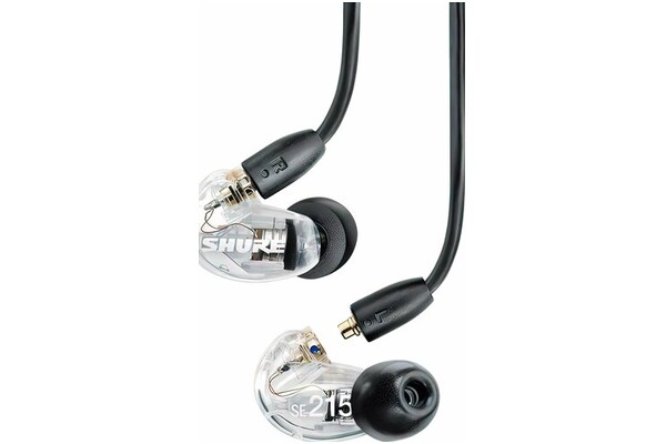 Słuchawki Shure Aonic 215 Dokanałowe Przewodowe Przezroczysty