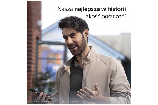 Słuchawki Sony WF1000XM5 Nauszne Bezprzewodowe czarny