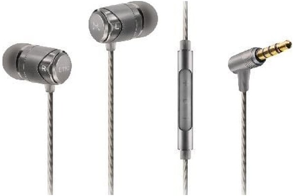 Słuchawki SoundMAGIC E11C Dokanałowe Przewodowe szary