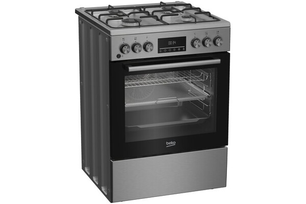 Kuchnia Beko FBMA62330TXDSN płyta gazowa, piekarnik elektryczny