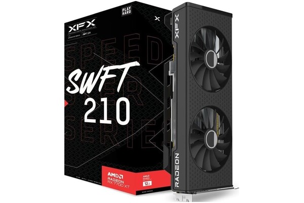 Karta graficzna XFX RX 7700 XT Speedster SWFT 210 12GB GDDR6