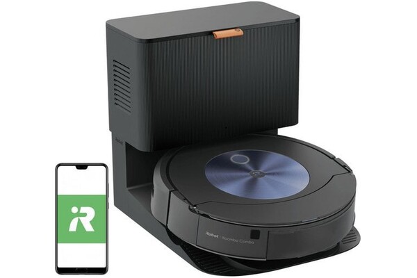Odkurzacz iRobot J7+ Roomba (s7843) robot sprzątający z pojemnikiem czarny