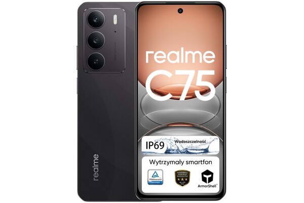 Smartfon realme C75 czarny 6.72" 8GB/256GB