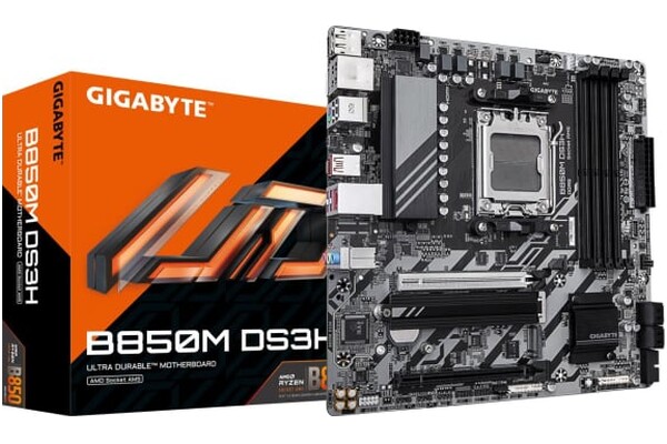 Płyta główna GIGABYTE B850MDS3H Socket AM5 AMD B850 DDR5 miniATX