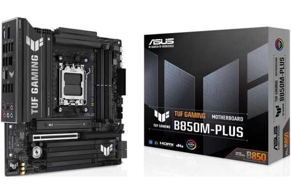 Płyta główna ASUS B850M Plus TUF Gaming Socket AM5 AMD B850 miniATX