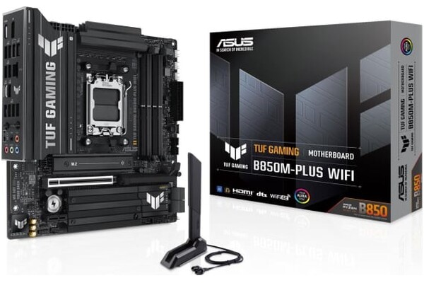 Płyta główna ASUS B850M Plus TUF Gaming WiFi Socket AM5 AMD B850 miniATX