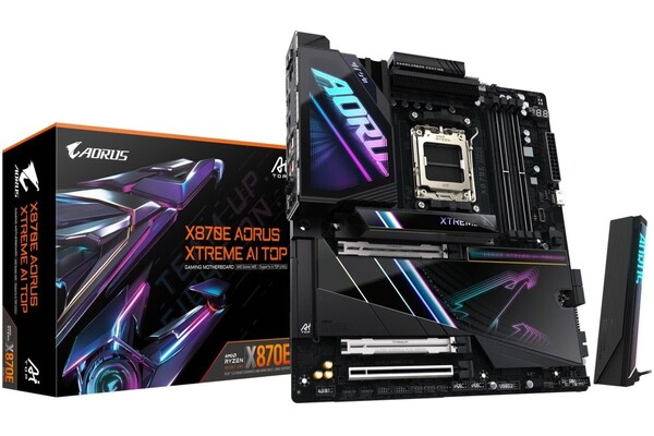 Płyta główna GIGABYTE X870E Aorus Xtreme AI Socket AM5 AMD X870E DDR5 Extended ATX