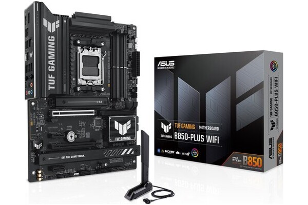 Płyta główna ASUS B850 Plus TUF Gaming WiFi Socket AM4 AMD B850 DDR5 ATX