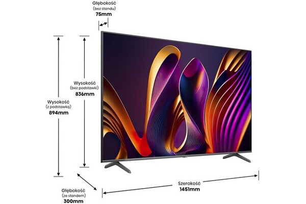 Telewizor Hisense 65E79NQ PRO 65" 4K Ultra HD