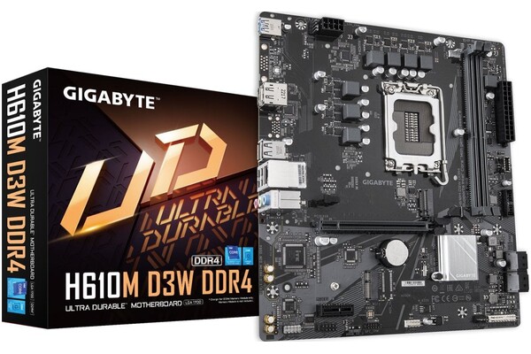Płyta główna GIGABYTE H610MD3W Socket 1700 Intel H610 DDR4 microATX