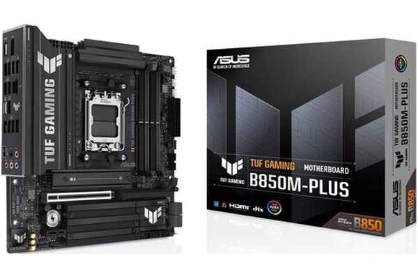 Płyta główna ASUS B850M Plus TUF Gaming Socket AM5 AMD B850 DDR5 microATX