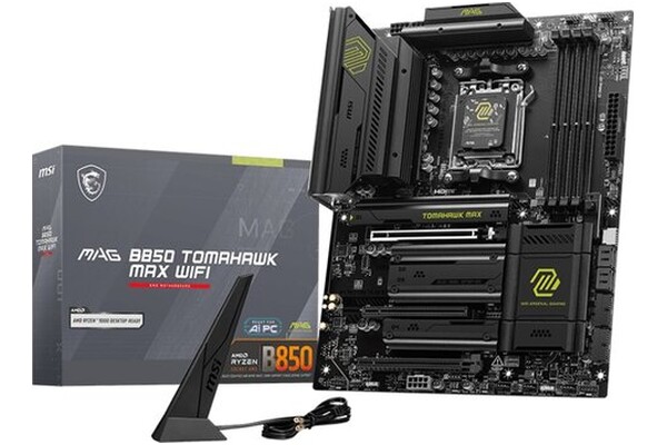 Płyta główna MSI B850 MAG Tomahawk Max WiFi Socket AM5 AMD B850 DDR5 ATX