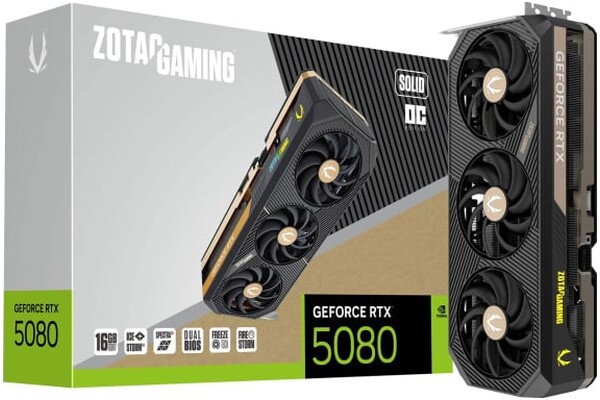 Karta graficzna ZOTAC RTX 5080 OC 16GB GDDR7