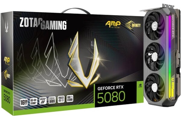 Karta graficzna ZOTAC RTX 5080 AMP Extreme 16GB GDDR7