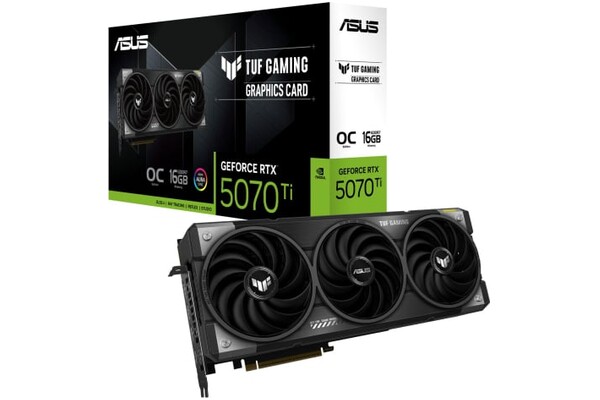 Karta graficzna ASUS RTX 5070 Ti TUF Gaming OC 16GB GDDR7