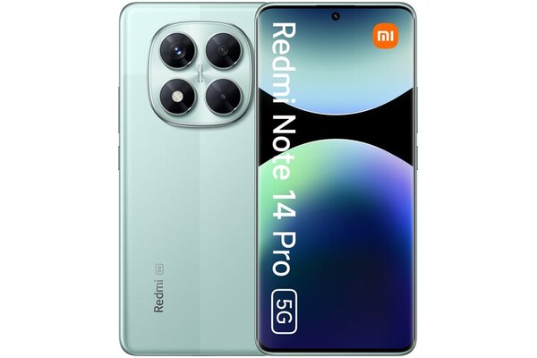 Smartfon Xiaomi Redmi Note 14 Pro 5G zielony 6.67" 8.0GB/256.0GB