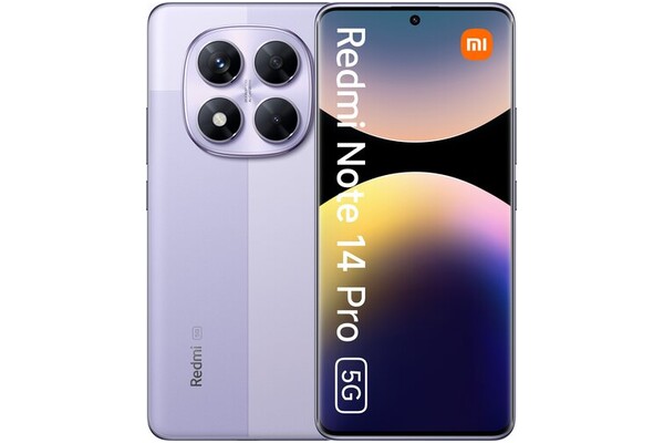 Smartfon Xiaomi Redmi Note 14 Pro 5G fioletowy 6.67" 8.0GB/256.0GB