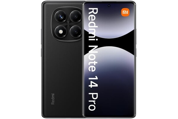 Smartfon Xiaomi Redmi Note 14 Pro czarny 6.67" 8.0GB/256.0GB